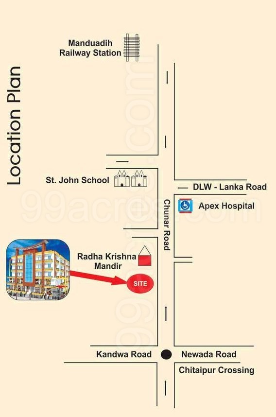 Thakur Maa Ambey Apartment Varanasi, Bhikharipur Resale Price List