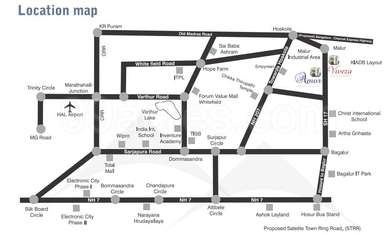 Tharakans Properties Tharakans Viveza Map - Malur, Bangalore East ...