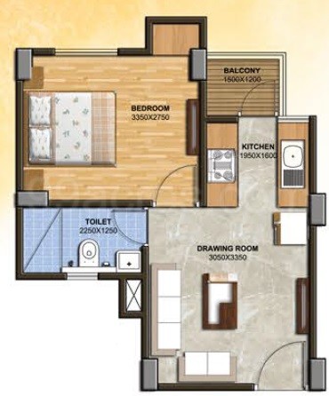 The Golden Woods Golden Woods Umang Floor Plan Lokhra Guwahati