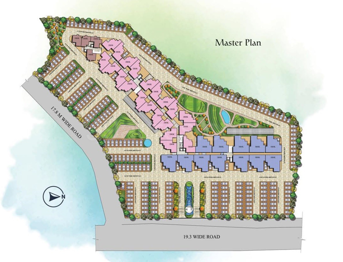 The Golden Woods Golden Woods Umang Floor Plan Lokhra Guwahati