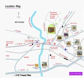 SVP Group SVP Gulmohur Garden Map - Raj Nagar Extension, Ghaziabad ...