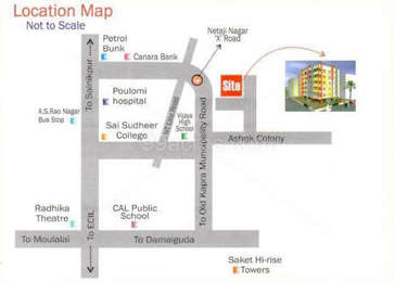 Tirumala Builders Tirumala Bharathi Arcade Map - Dr AS Rao Nagar ...