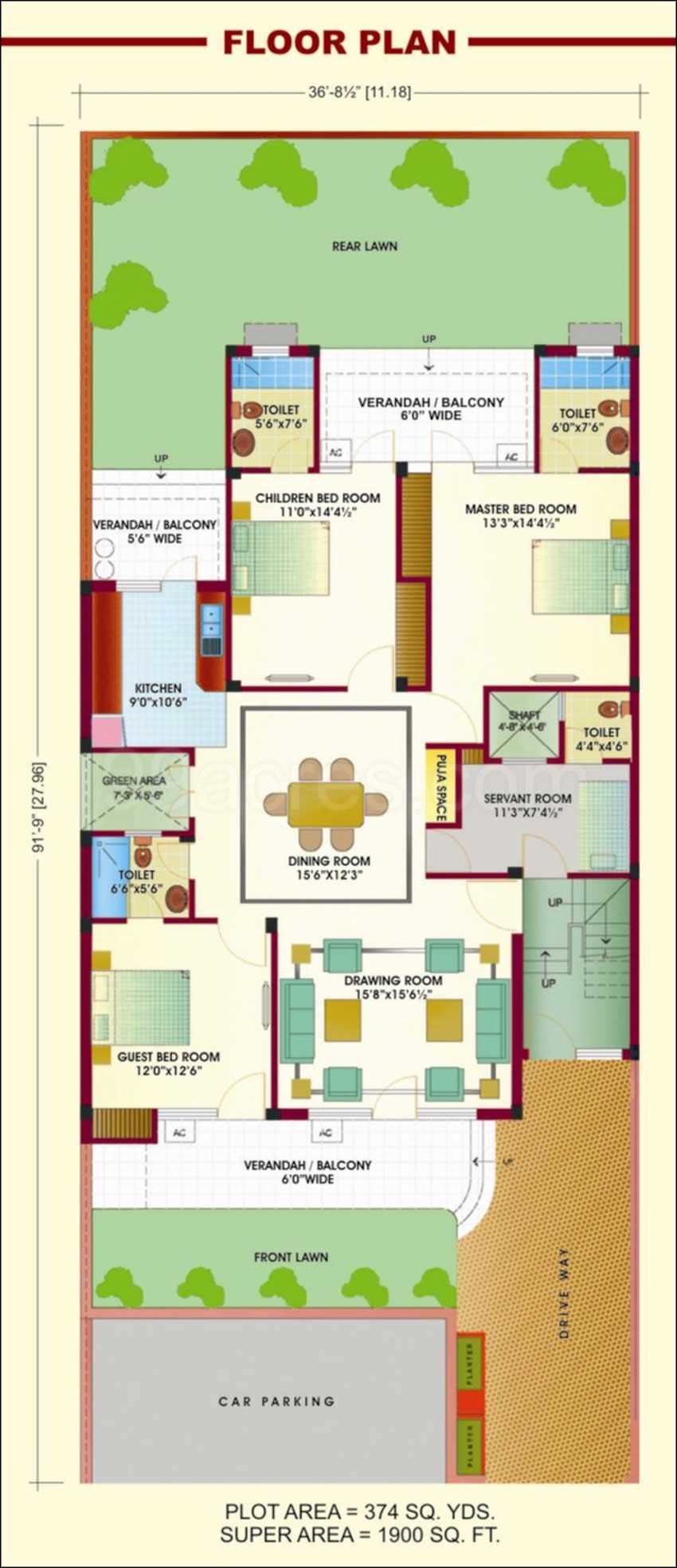 Today Homes Builders Today Princeton Floors Floor Plan Sector 51