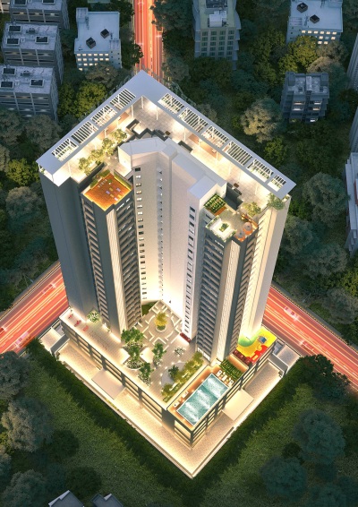 Tricity Montview Aerial View