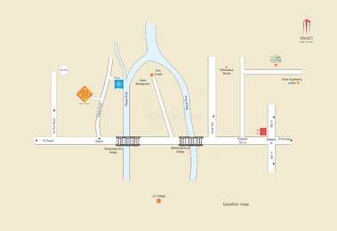 Trinity Builders Trinity The Garden Map - Aluva, Kochi Location Map