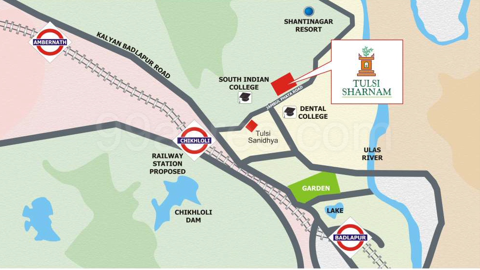 Chikhloli railway station map