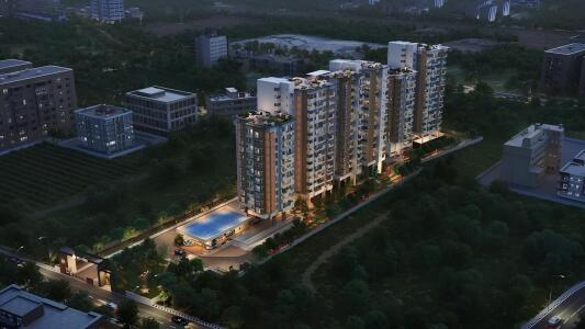 TVS Isle of Trees Aerial View