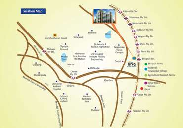 Udaan Aria Map - Bhivpuri, Thane Location Map