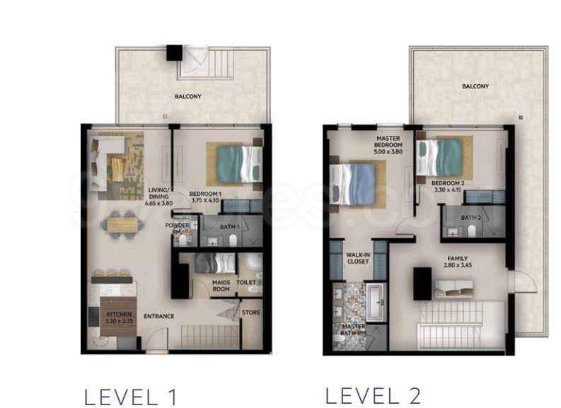 Union Properties Union Oia Residence Floor Plan Dubai Sports City
