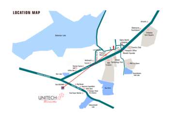 Unitech Properties Unitech Blossoms Map - Bellandur, Bangalore East ...