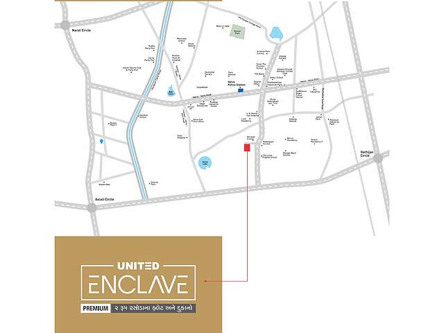 Vatva Map United Group and Amadius Infra United Enclave Photos - Vatva, Ahmedabad ...
