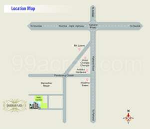 Sanskar Developers Nasik Sanskar Plaza Map - Pathardi Phata, Nasik ...