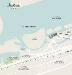 Aabar Properties Aabar Lamar Residences Map - Al Raha Beach, Abu Dhabi ...