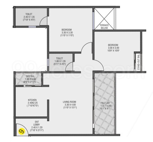 Krishna Group Pune Amarillo, Floor Plans For 20×30 House