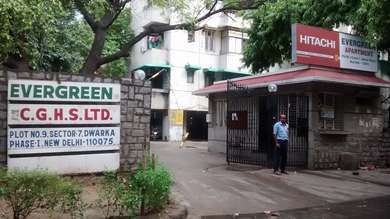 CGHS Evergreen Apartment Entrance