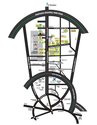 Fortune Infra Developers Fortune Butterfly City Map - Kadthal ...