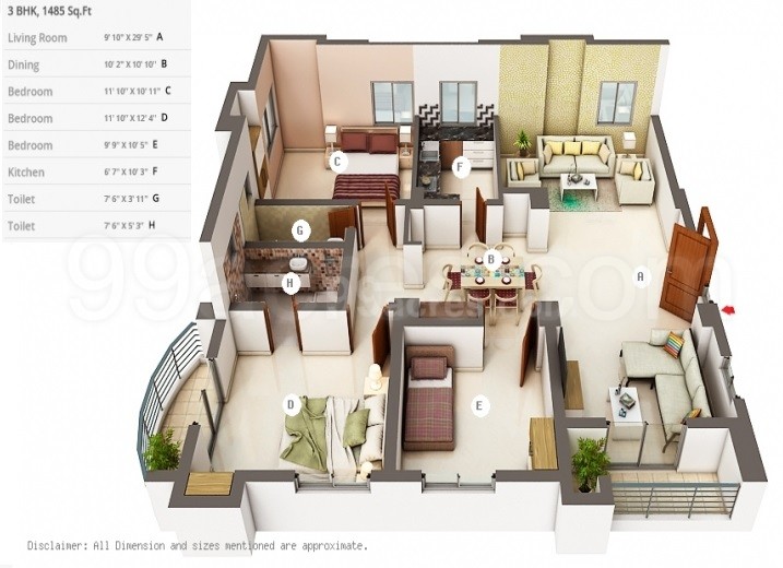 West Bengal Housing Board Wbhb Millennium Towers Floor Plan