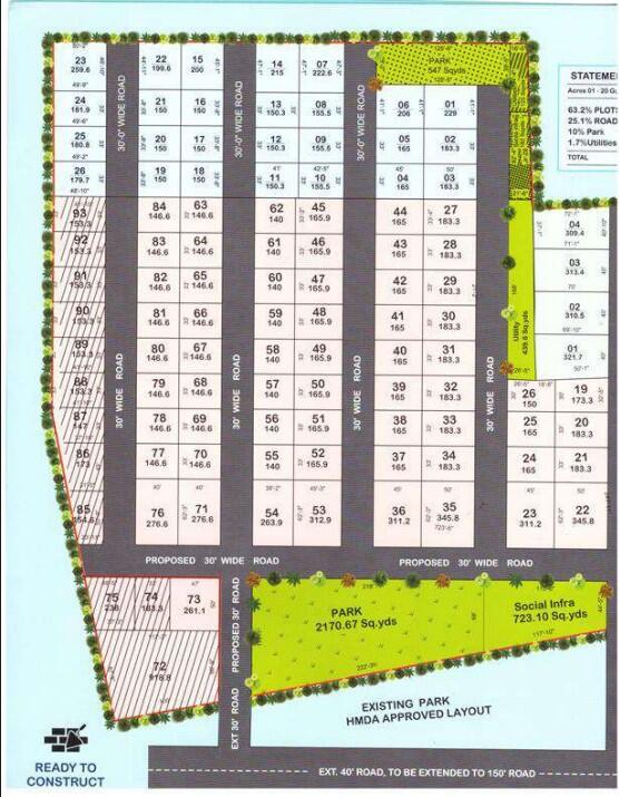 Kothur Map Nasa Valley Kothur, Hyderabad | Price List & Brochure, Floor Plan ...
