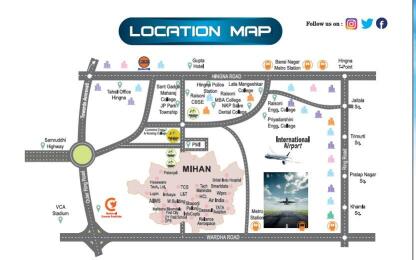 Matoshree Developers Nagpur Matoshree RN Layout Map - Hingna, Nagpur ...