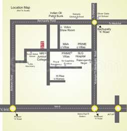 Sri Brahma Constructions Sri Geethika Heights Map - Bachupally ...