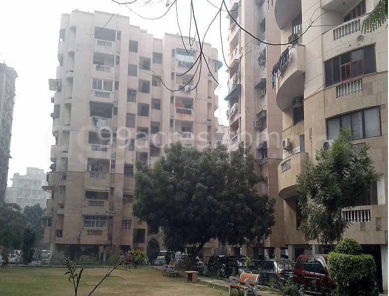 DDA Sukh Sagar Apartments Elevation