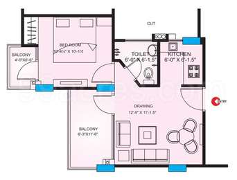 2 BHK / Bedroom Apartment / Flat For Rent In Rosewood Apartments Jaipur ...