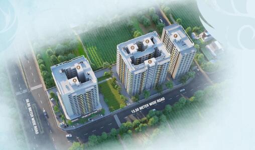Vaikunthdham Society Aerial View
