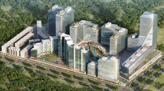 Unnati Fortune World Artistic Aerial View