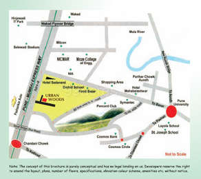 Urban Solutions Promoters And Builders Urban Woods Map - Baner, Pune