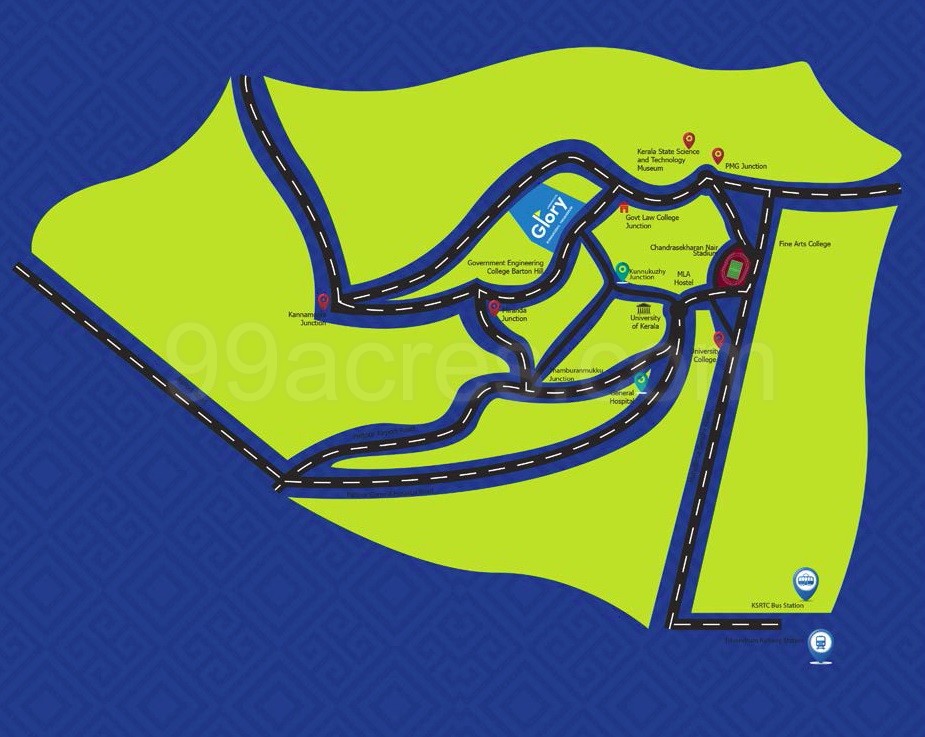 Urbanscape Glory Trivandrum, Barton Hill Price List, Brochure, Floor Plan