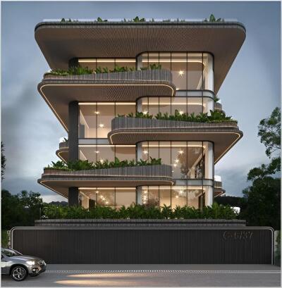 URE South Delhi Luxury Floors Elevation