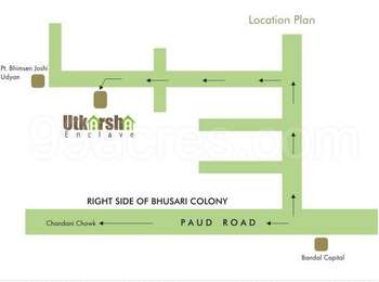 Utkarsha Builtcon Utkarsha Enclave Map - Talegaon, Pune Location Map