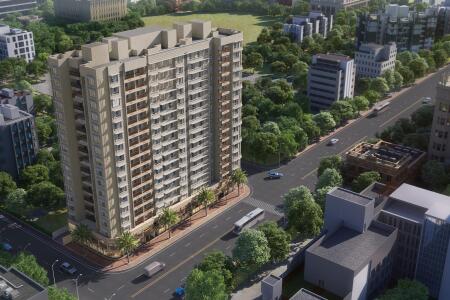 V Laxmi Queens Park Aerial View