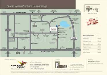Prime Constructions Bangalore Prime Vivanne Map - CV Raman Nagar ...