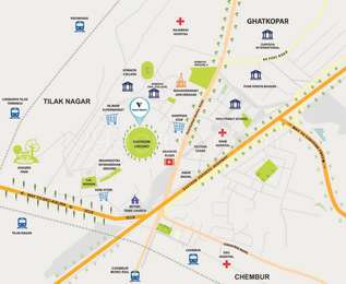 Tilak Nagar Mumbai Map Varad Vaastu Enterprises Varad Heights Map - Tilak Nagar, Mumbai Harbour  Location Map