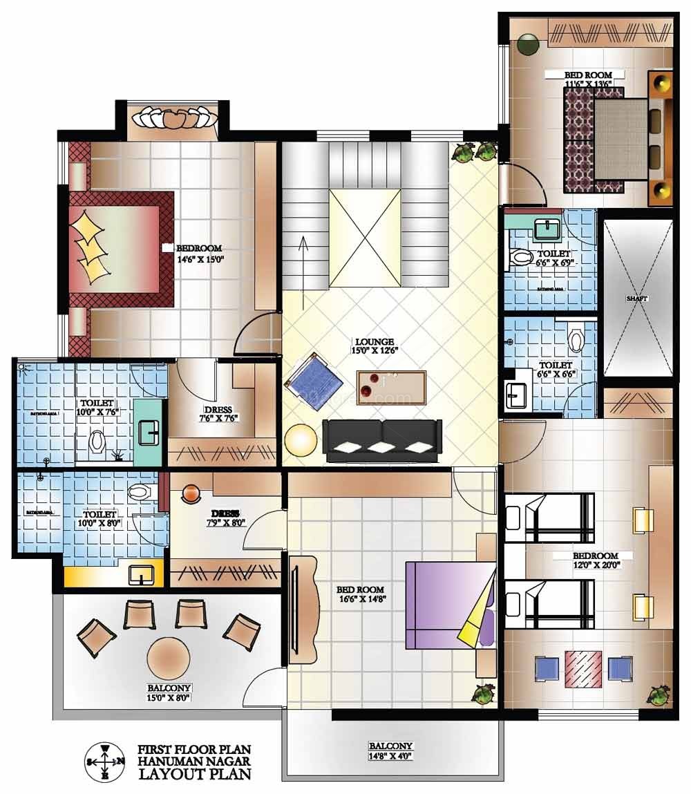 Vardhman Group Jaipur Vardhmans Luxurious Bungalows Floor Plan