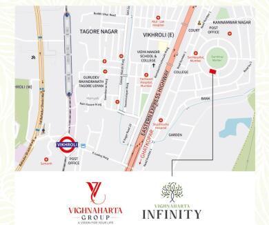 Vighnaharta Group Vighnaharta Infinity Map - Vikhroli East, Mumbai ...