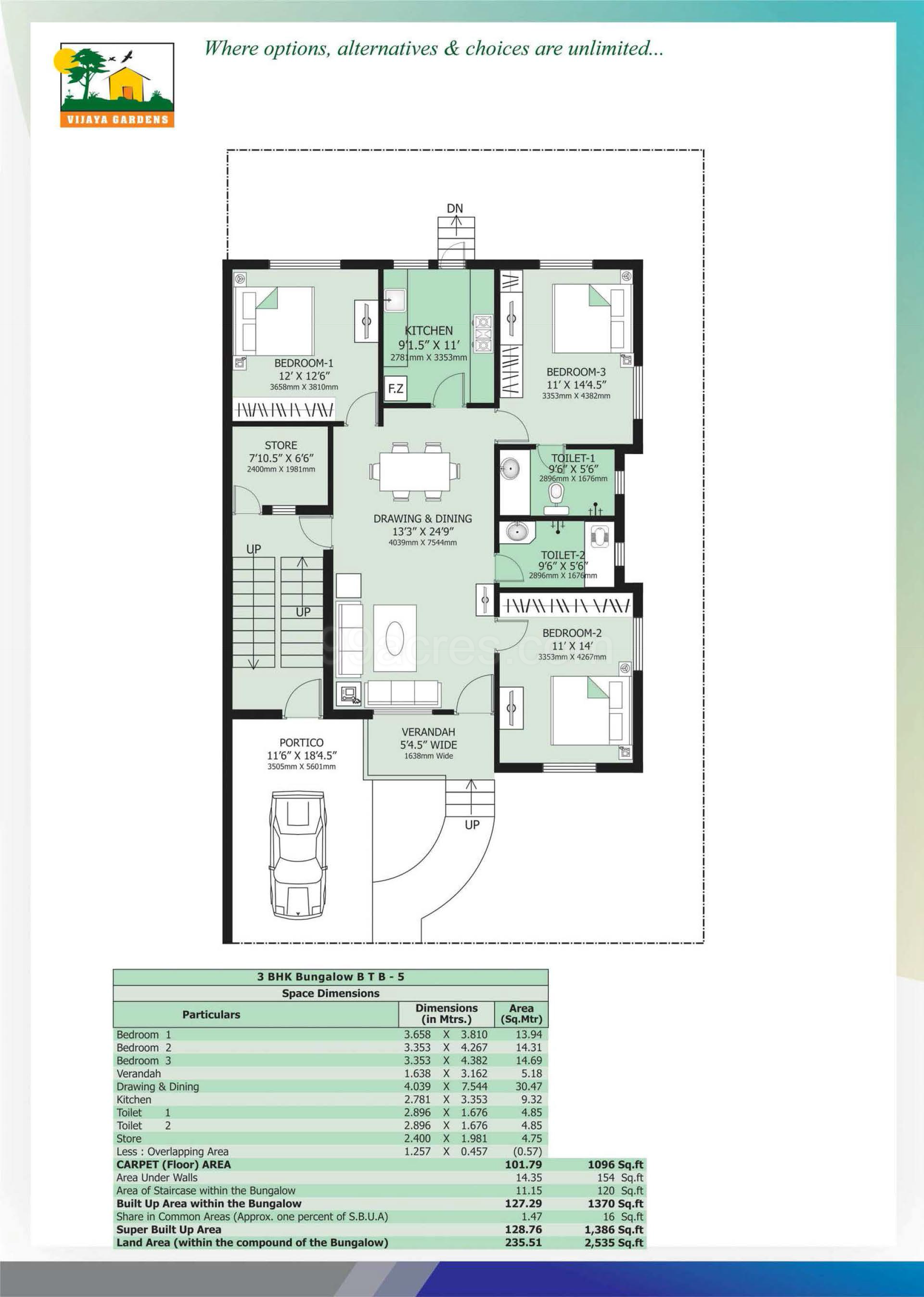 Vijaya Homes Vijaya Gardens Floor Plan Baridih Jamshedpur