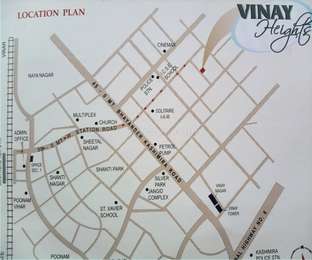  Agarwal Group and Amar Group Vinay Heights Map - Mira Road, Mira 