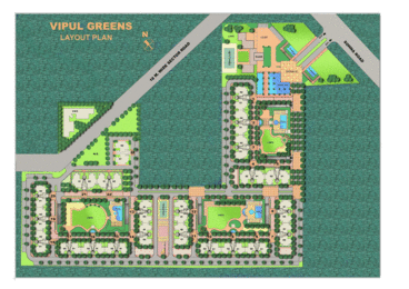 3 BHK / Bedroom Apartment / Flat for rent in Vipul Greens Sector 48 ...