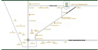 Vtp Projects Llp Earth County Map - Ranjangaon, Pune Location Map