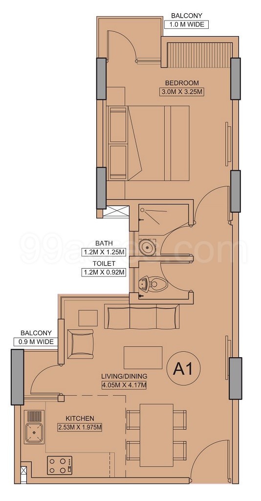 Wave Infratech Dream Homes Floor Plan Nh 24 Wave Dream Homes Floor Plans