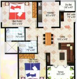 1 BHK / Bedroom Apartment / Flat for rent in MAK Shades View Phase 2 ...