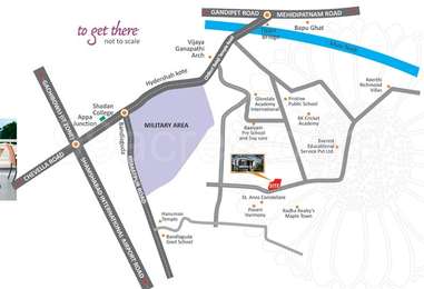 Wonder Avenues Builders Wonder Quince Map - Bandlaguda Jagir, Hyderabad